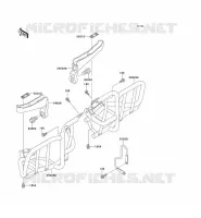 REPOSAPIÉS para Kawasaki KEF300 1997