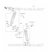 SUSPENSIÓN   AMORTIGUADOR para Kawasaki KEF300 1997