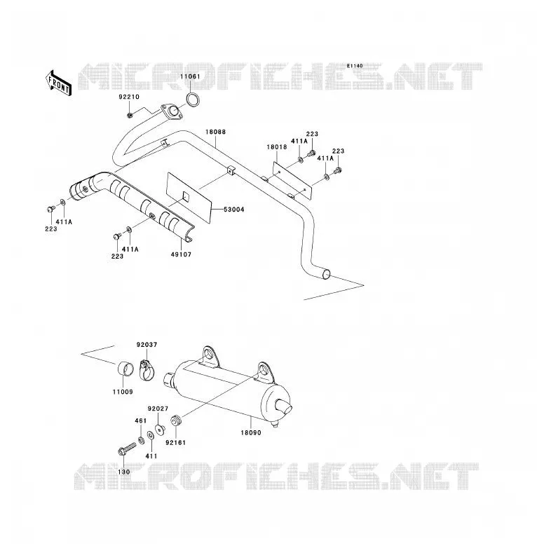 ESCAPE Kawasaki QUAD 360 2009 KVF360  KVF360B9F