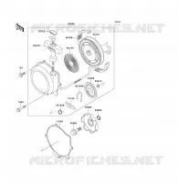 ARRANCADOR DE RETROCESO para Kawasaki KLF300 1988