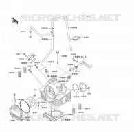 CABEZA DE CILINDRO para Kawasaki KLF300 1988