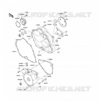 Cubiertas del motor para Kawasaki KLF300 1988