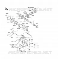 ENGRANAJE DELANTERO para Kawasaki KLF300 1988