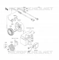 GENERADOR para Kawasaki KLF300 1988