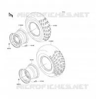 LLANTAS para Kawasaki KLF300 1988