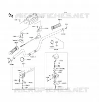 MANILLAR para Kawasaki KLF300 1988