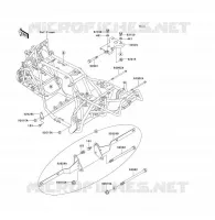 Piezas de casco para Kawasaki KLF300 1988