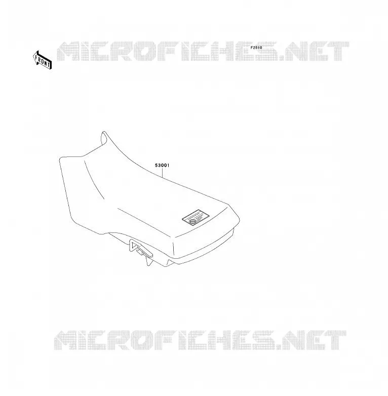 ASIENTO Kawasaki QUAD 300 2003 KLF300  KLF300-B16