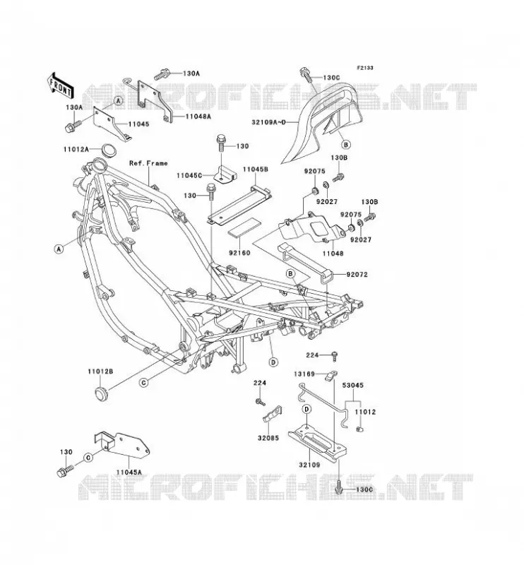 ELECTRO SOPORTE Kawasaki MOTOS 500 2000 GPZ500S  EX500-E7