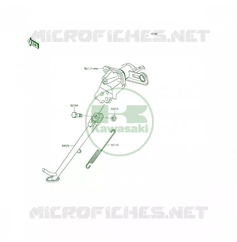 ESTAR Kawasaki MOTOS 650 2014 ER-6F  EX650EEF