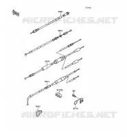 CABLES para Kawasaki KR-1 1989