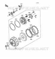 EMBRAGUE para Kawasaki KR-1 1989