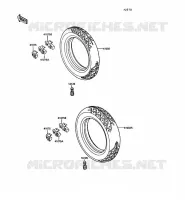 LLANTAS para Kawasaki KR-1 1989