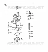 PIEZAS DE CARBURADOR para Kawasaki KR-1 1989