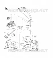 SISTEMA DE EVAPORACIÓN DE COMBUSTIBLE(CA) para Kawasaki VN1600 CLASSIC 2006