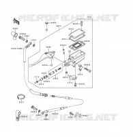 Cilindro maestro del embrague para Kawasaki VOYAGER XII 1998