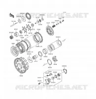 EMBRAGUE para Kawasaki VOYAGER XII 1998