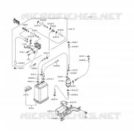 SISTEMA DE EVAPORACIÓN DE COMBUSTIBLE para Kawasaki VOYAGER XII 1998