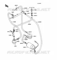 BOMBA DE COMBUSTIBLE para Kawasaki VOYAGER 1988