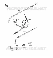 CABLES para Kawasaki VOYAGER 1988