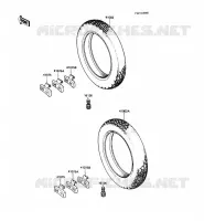 LLANTAS para Kawasaki VOYAGER 1988