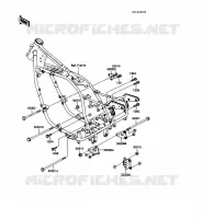 Piezas de casco (COUVERTURE) para Kawasaki VOYAGER 1988