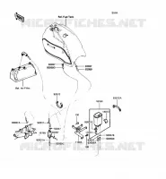 SISTEMA DE EVAPORACIÓN DE COMBUSTIBLE para Kawasaki VOYAGER 1988