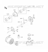 BOMBA DE ACEITE para Kawasaki ZZR600 1992