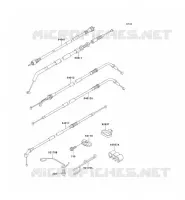CABLES para Kawasaki ZZR600 1992