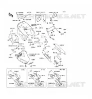 CUBIERTA para Kawasaki ZZR600 1992
