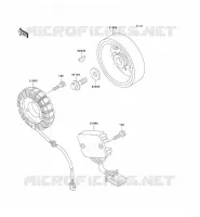 GENERADOR para Kawasaki ZZR600 1992