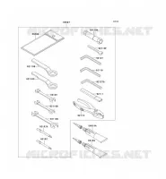 HERRAMIENTA para Kawasaki ZZR600 1992