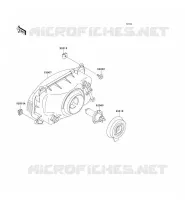 LENTE   ZGT00A 009976 para Kawasaki ZZR600 1992