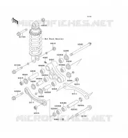 SUSPENSIÓN para Kawasaki ZZR600 1992