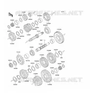 TRANSMISIÓN para Kawasaki ZZR600 1992