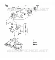 BOMBA DE ACEITE para Kawasaki ZXR750 1989