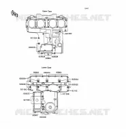 CARTER PERNO para Kawasaki ZXR750 1989