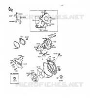 Cubiertas del motor para Kawasaki ZXR750 1989