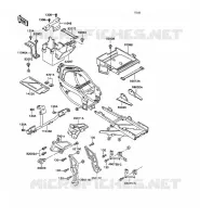 ELECTRO SOPORTE para Kawasaki ZXR750 1989