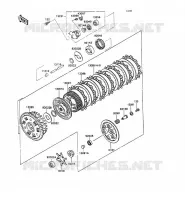 EMBRAGUE para Kawasaki ZXR750 1989