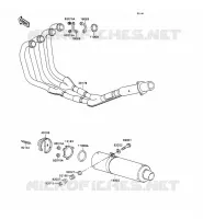 ESCAPE para Kawasaki ZXR750 1989