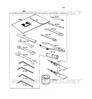 HERRAMIENTA para Kawasaki ZXR750 1989