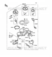 METROS para Kawasaki ZXR750 1989