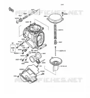 PIEZAS DE CARBURADOR para Kawasaki ZXR750 1989