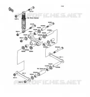 SUSPENSIÓN para Kawasaki ZXR750 1989
