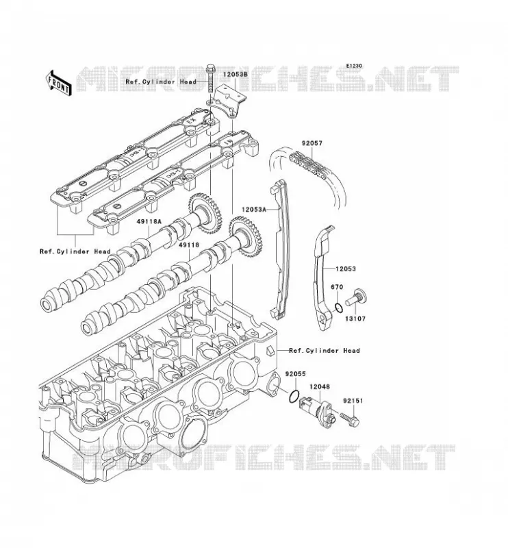 LEVAS - TENSOR Kawasaki MOTOS 900 2003 NINJA ZX-9R  ZX900-F2P