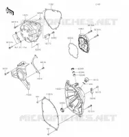 TAPA MOTOR  900 kawasaki-motocicleta 2023 Z900 16