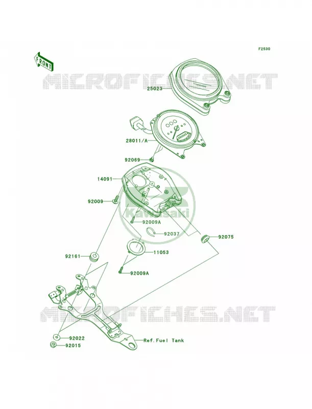 Meters Kawasaki MOTOS 1600 2006 Vulcan 1600 Classic  VN1600E6F