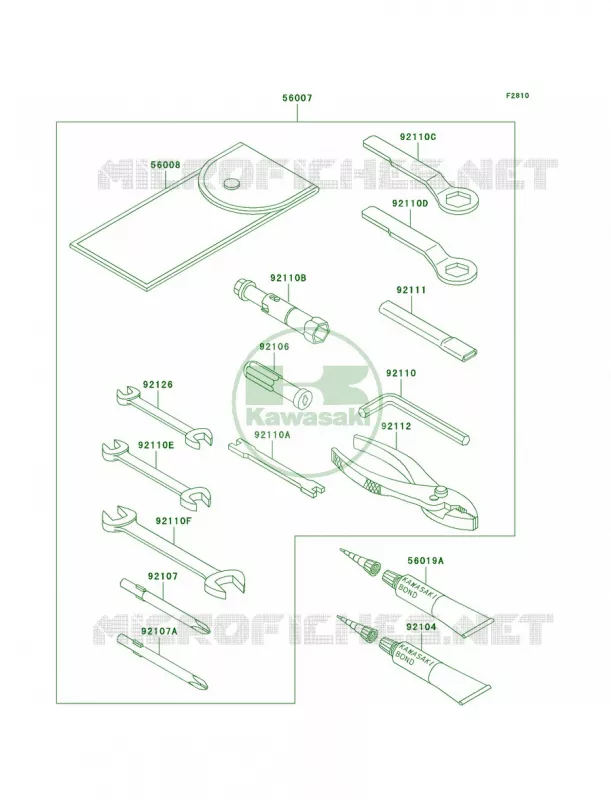 Owner's Tools Kawasaki MOTOS 800 2004 Vulcan 800  VN800-A10