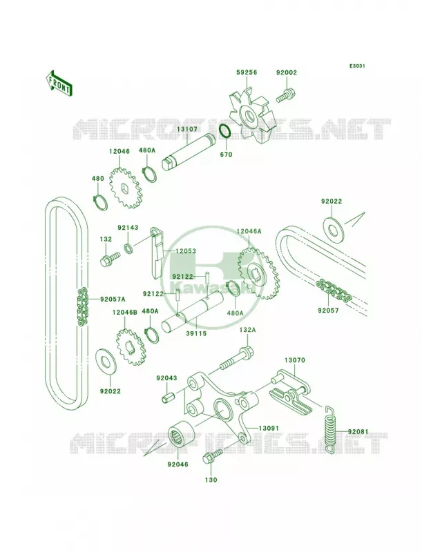 Water Pump Kawasaki MOTOS 1500 2002 Vulcan 1500 Classic  VN1500-E5